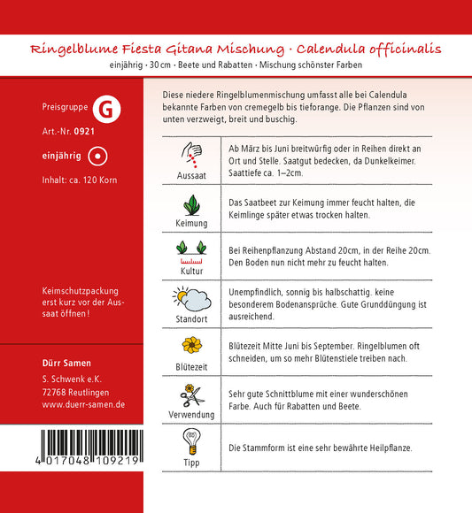 Ringelblume Fiesta Gitana Mischung