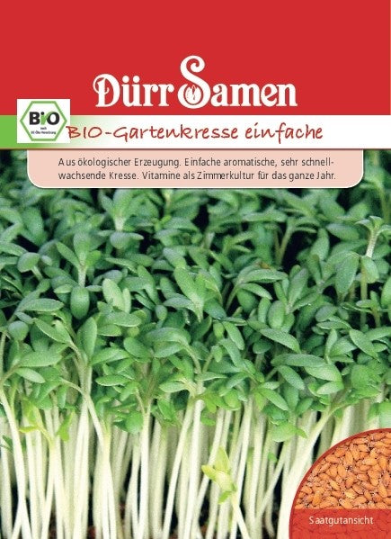 Bio-Gartenkresse Einfach