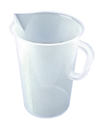 Messbecher, Transparent, Mit Erhabener Skala, 3000 Ml, 50 Ml Teilung