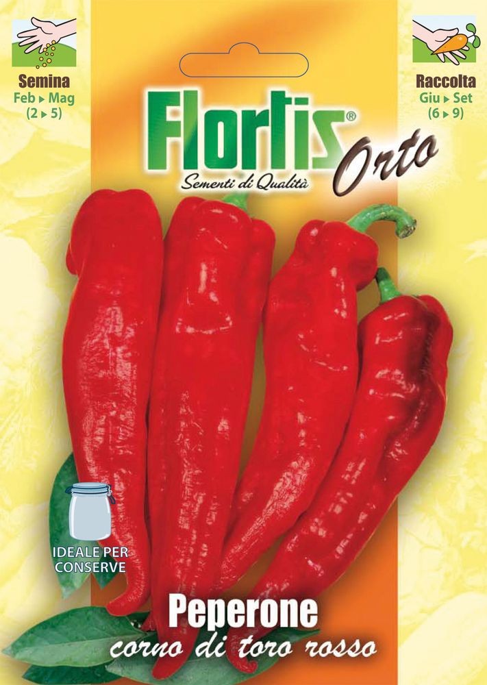 Roter Paprika Stierhorn Corno Di Toro Rosso