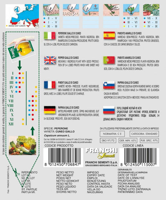 Paprika Giallo Di Cuneo