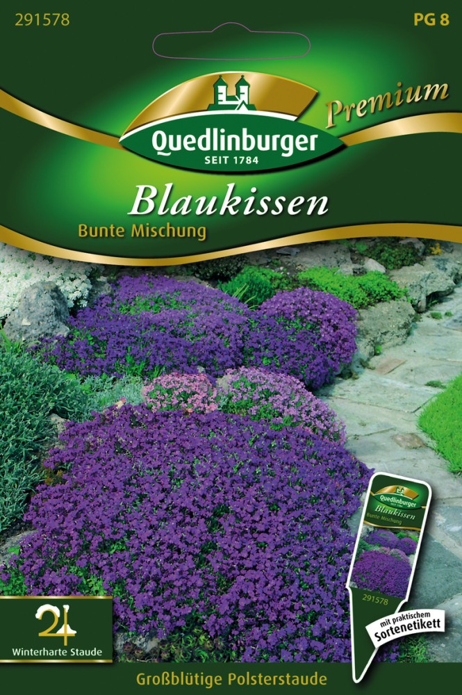 Blaukissen Bunte Mischung