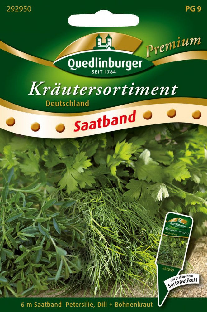 Kräutersortiment Deutschland (Saatband)