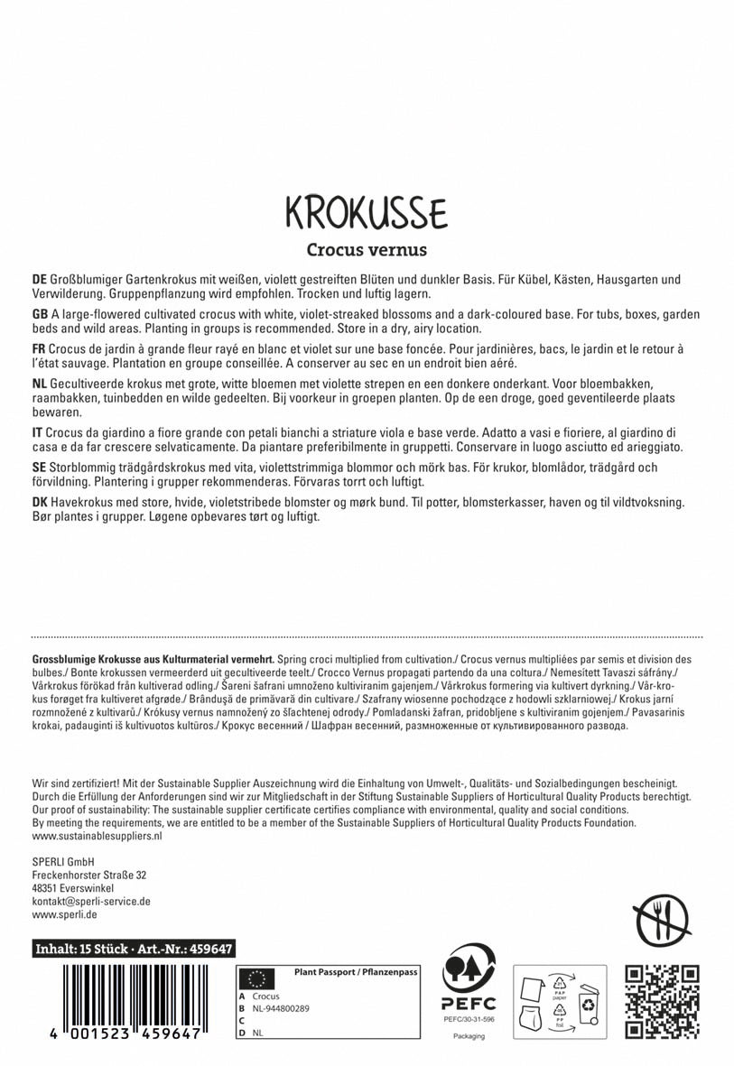 Krokus King Of The Striped (15 Stück)
