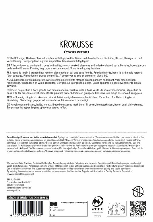 Krokus King Of The Striped (15 Stück)