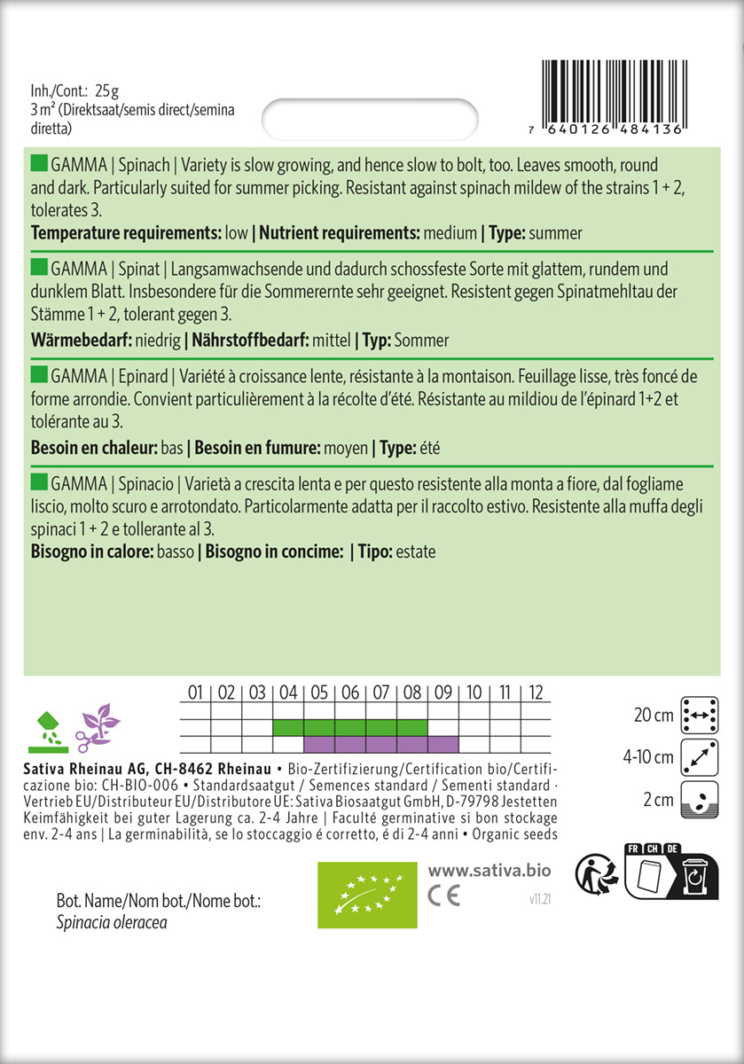 BIO Spinat Gamma