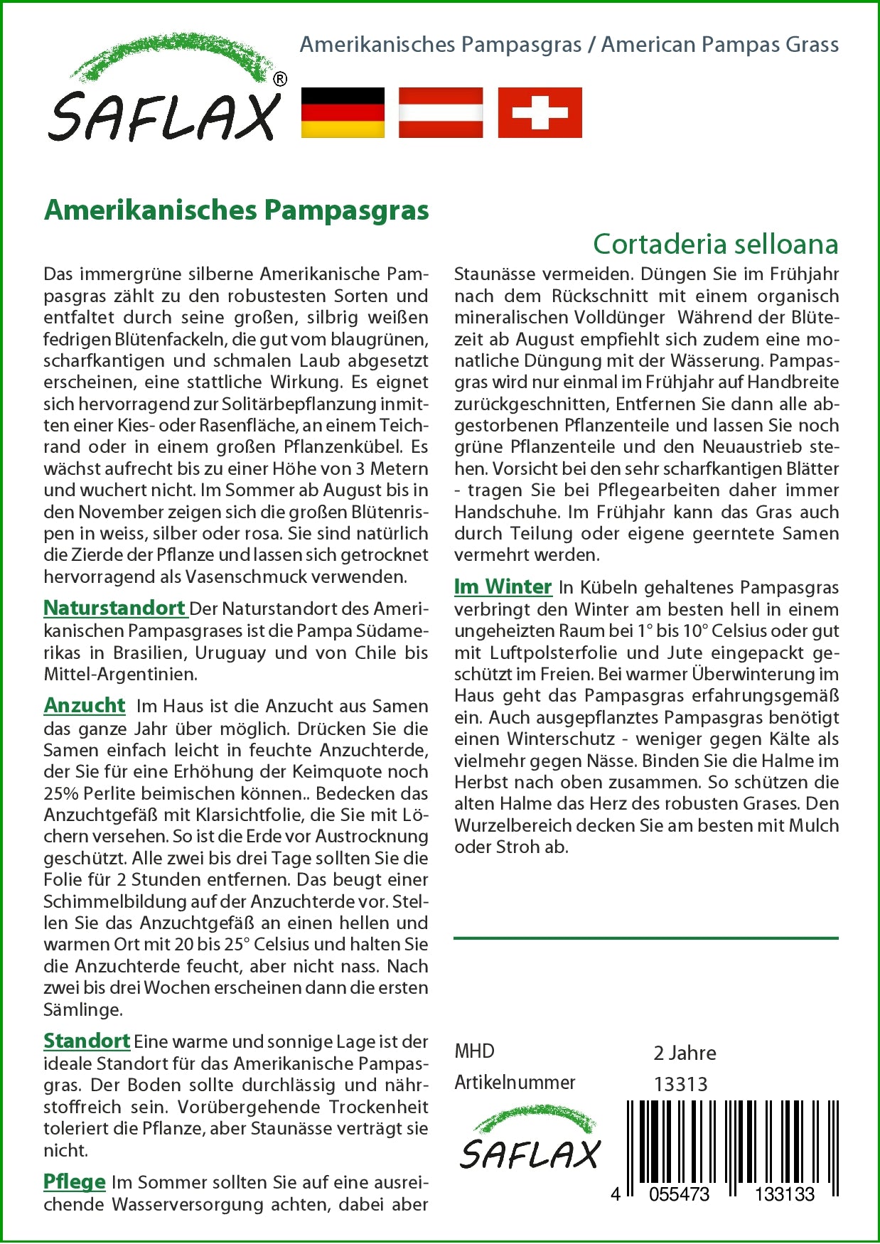 Amerikanisches Pampasgras