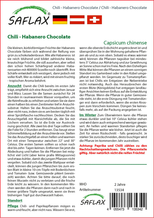 Chili Habanero Chocolate