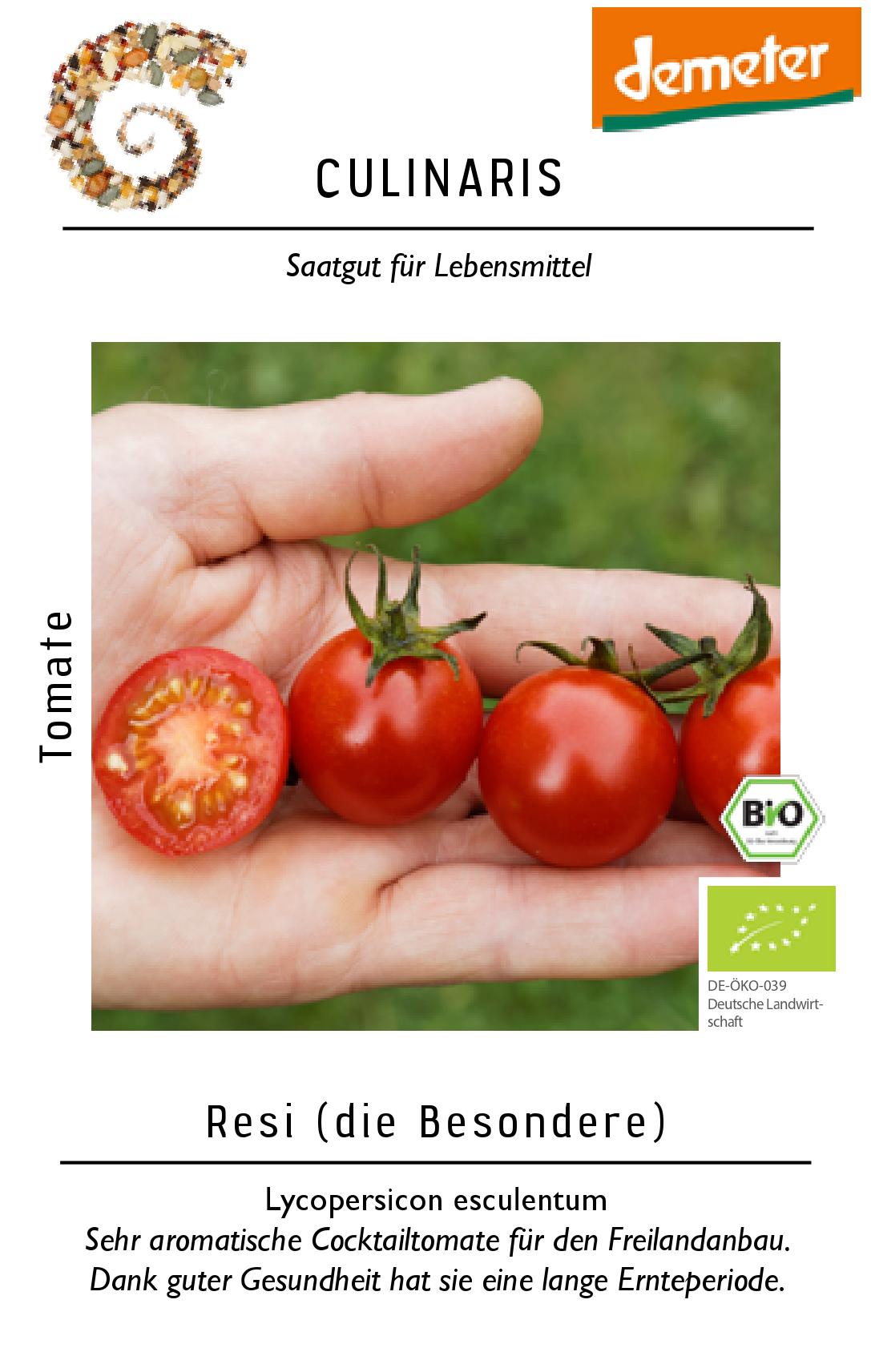 BIO Cocktailtomate Resi