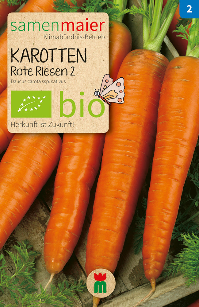 BIO Möhre Rote Riesen 2 (Flakkese 2)