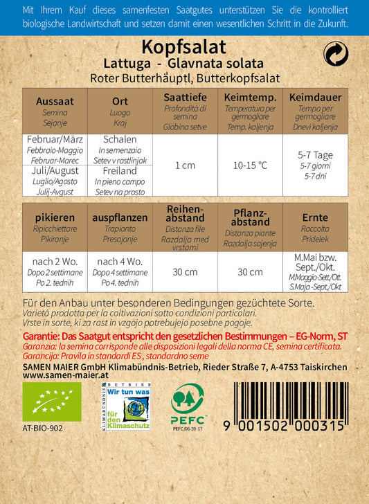 BIO Roter Butterhäuptel