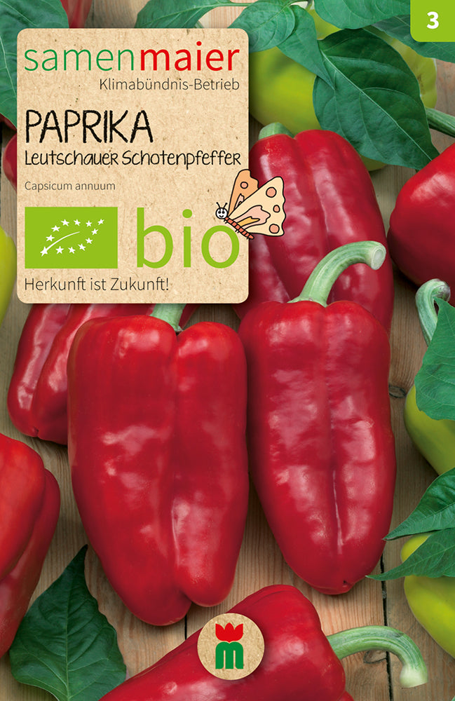 Bio-Scharfer Paprika Leutschaür Schotenpfeffer