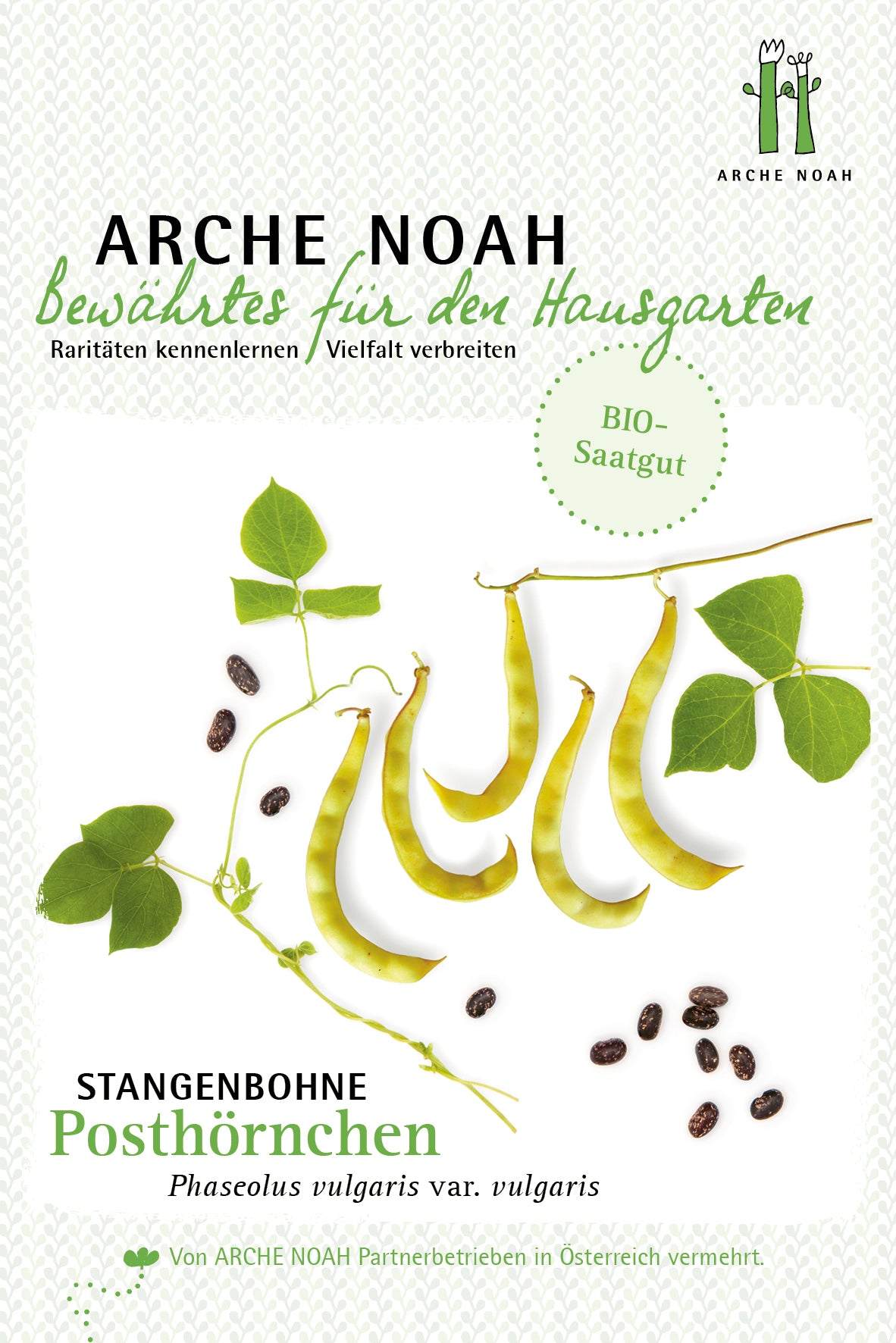 Bio-Stangenbohne Posthörnchen