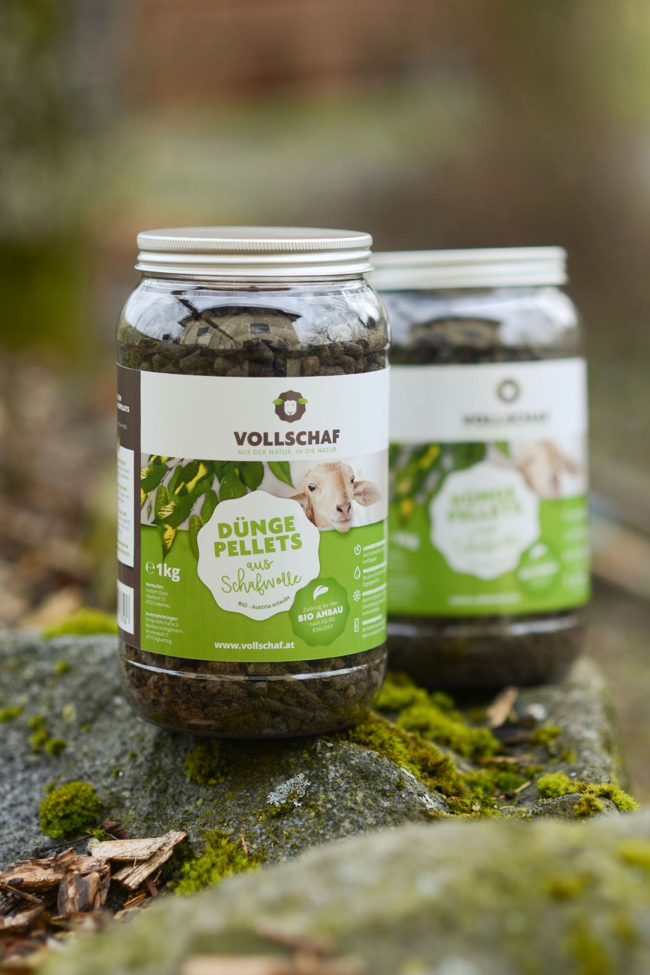Schafwolldünger Düngepellets 1 Kg Dose