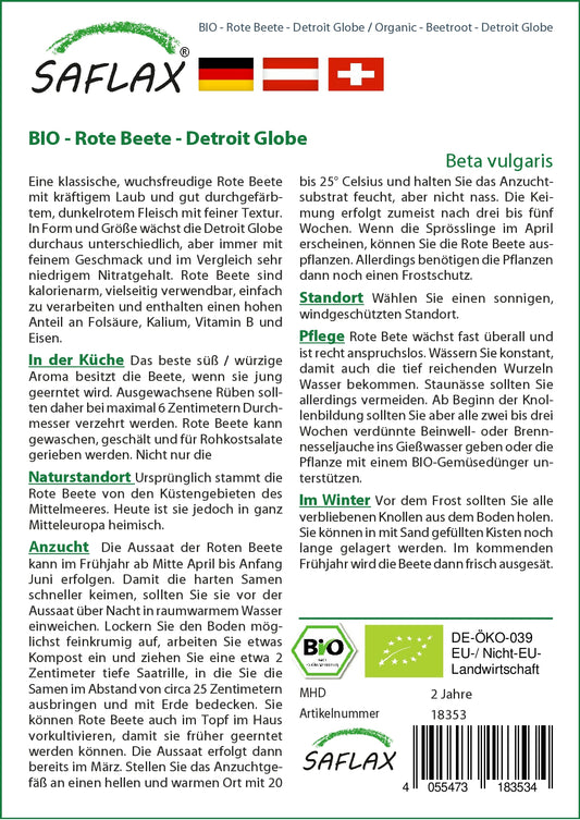 BIO Rote Beete Detroit Globe