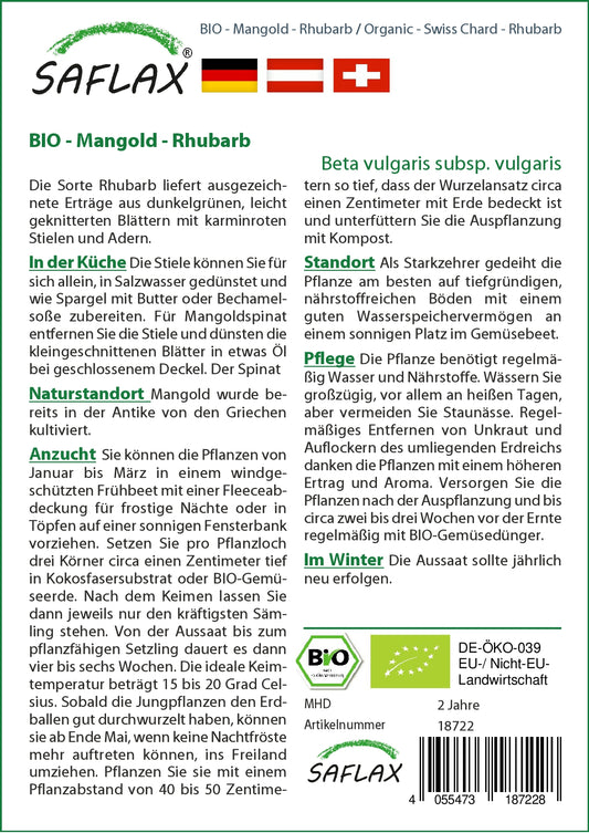 BIO Mangold Rhubarb