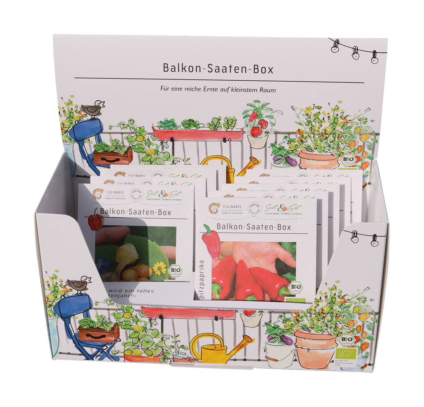 BIO Balkon-Saaten-Box