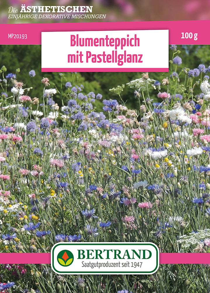 Blumenwiese Blumenteppich Pastell (100 G)