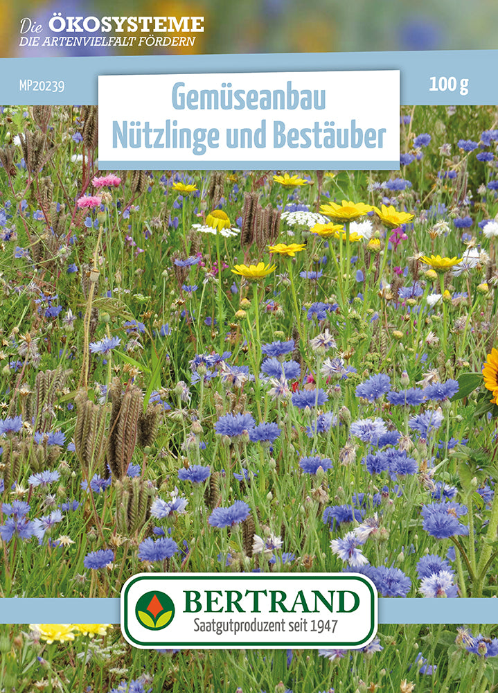 Blumenwiese Gemüseanbau Nützlinge Und Bestäuber (mehrjährig) (100 G)