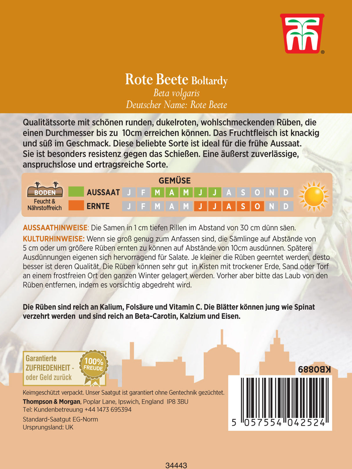 Rote Beete Boltardy