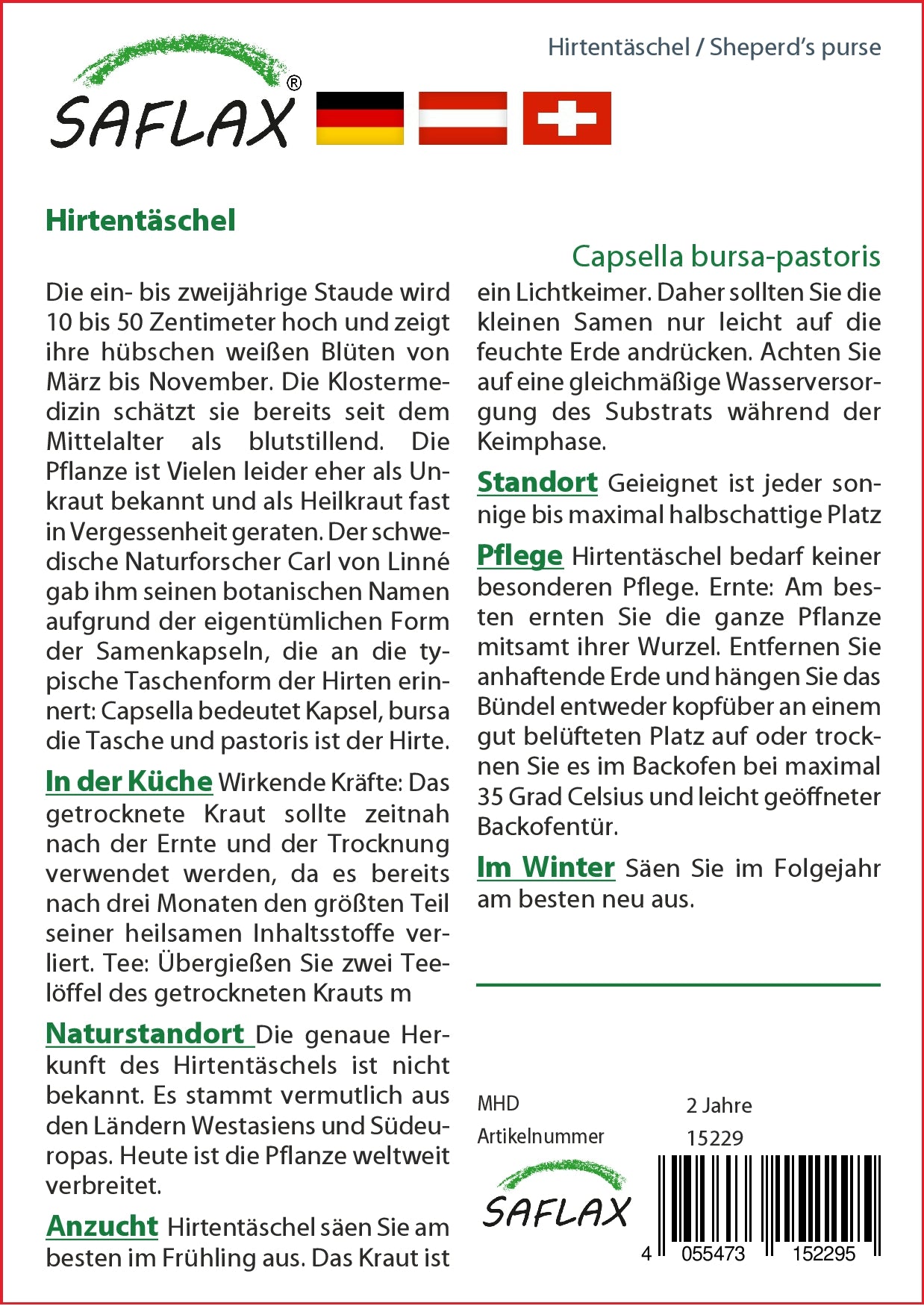 Hirtentäschel