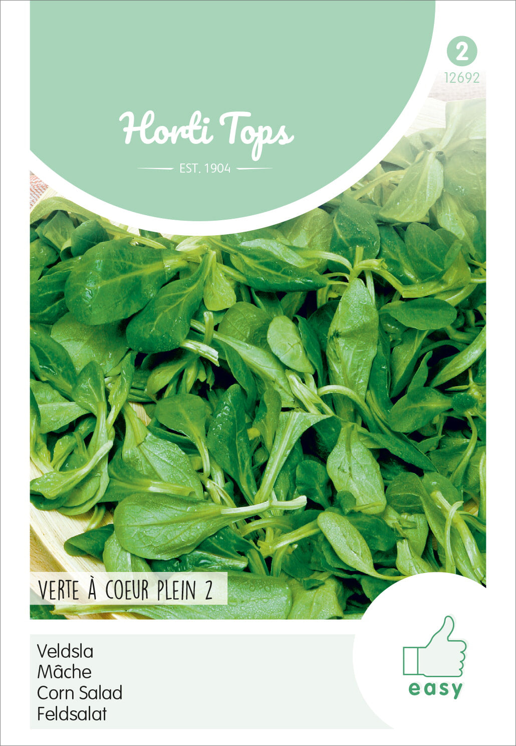 Feldsalat Grüner Vollherziger
