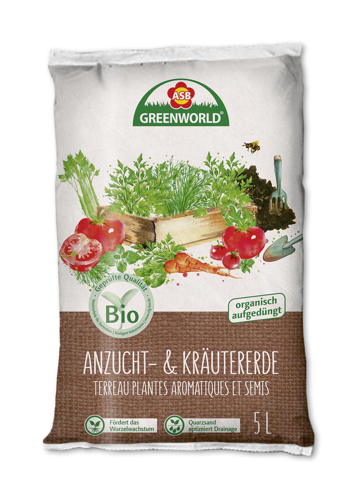 BIO Anzucht- & Kräutererde (5 L)