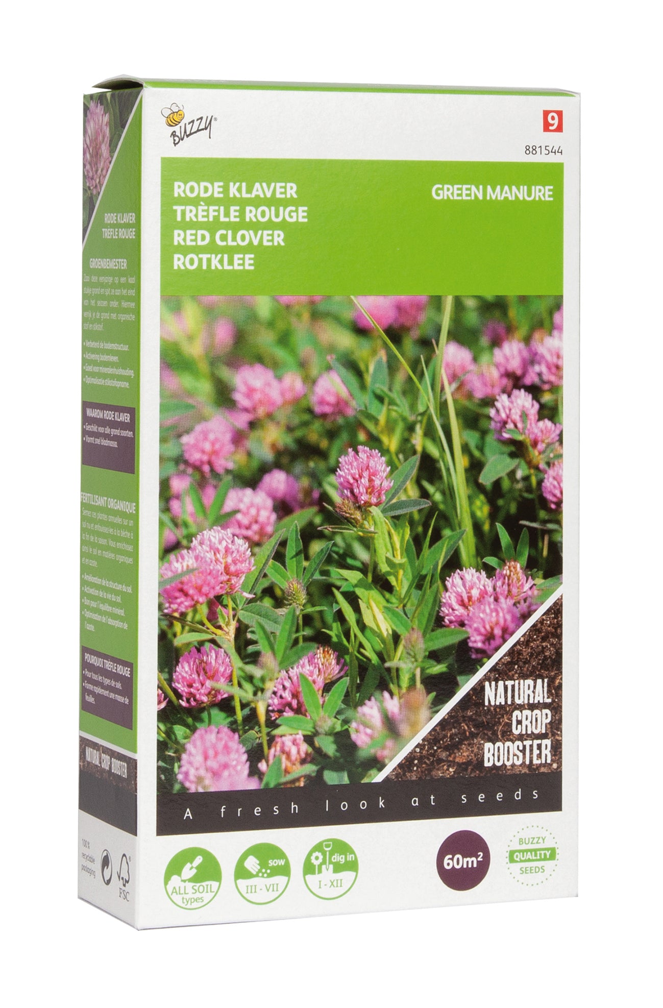Gründünger Rotklee (150 G)