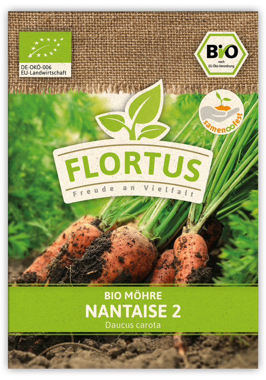 BIO Möhre Nantaise 2 (100 Stück)