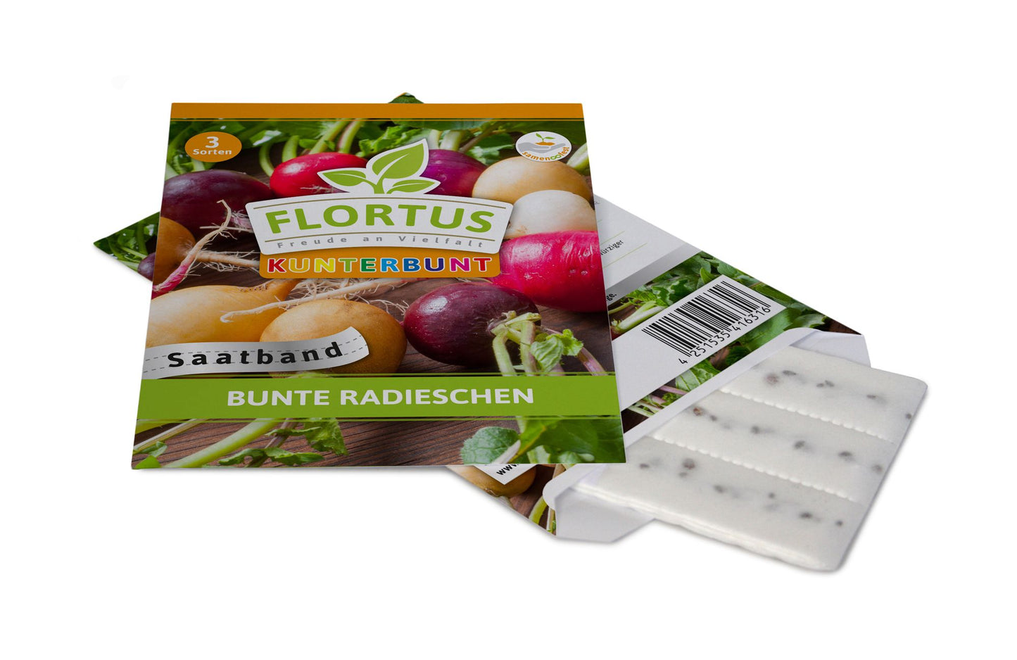 Bunte Radieschen (Saatband)