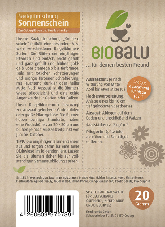 Sonnenschein Ringelblumen-Mix (20 G)
