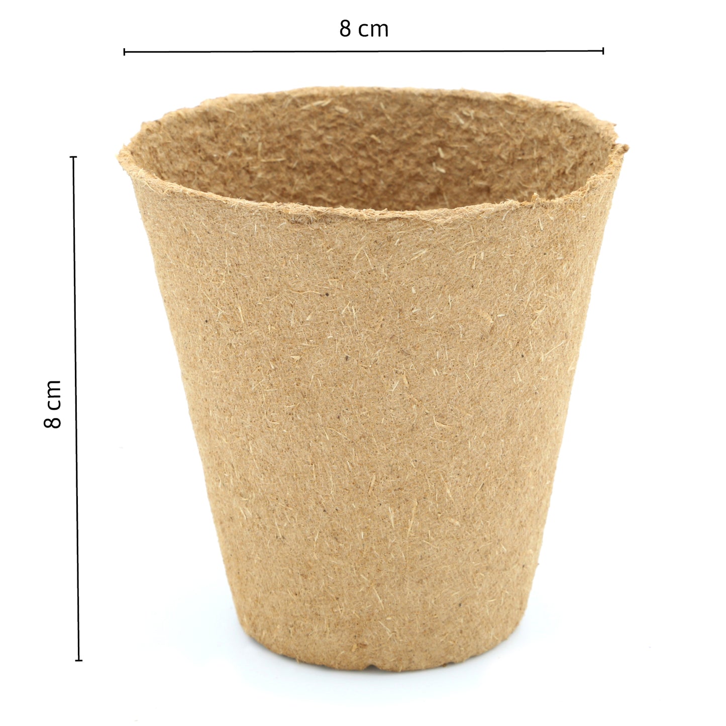 8 Cm Rund Anzuchttopf Rund Auf Holzfaser Basis