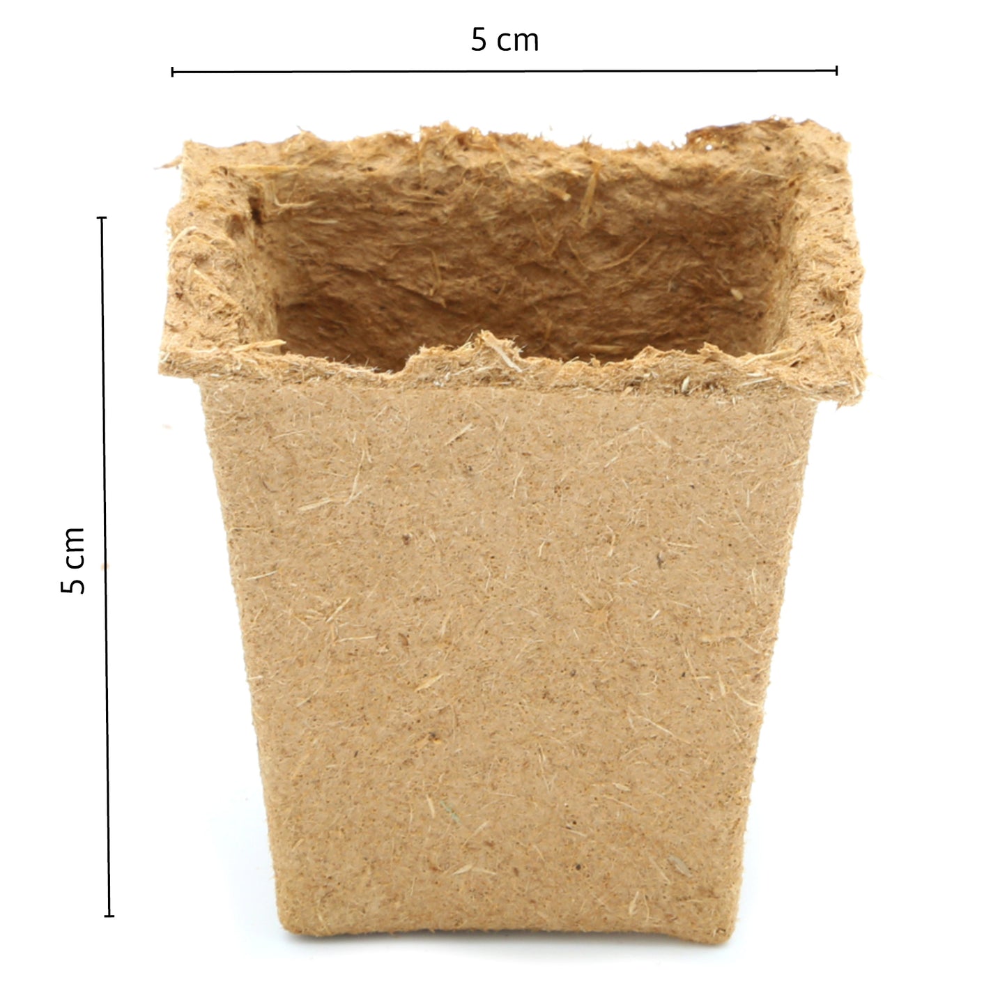 5 X 5 Cm Anzuchttopf Quadratisch Auf Holzfaser Basis