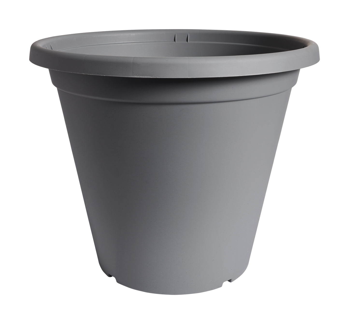 50 Cm Blumentopf Rund Anthrazit