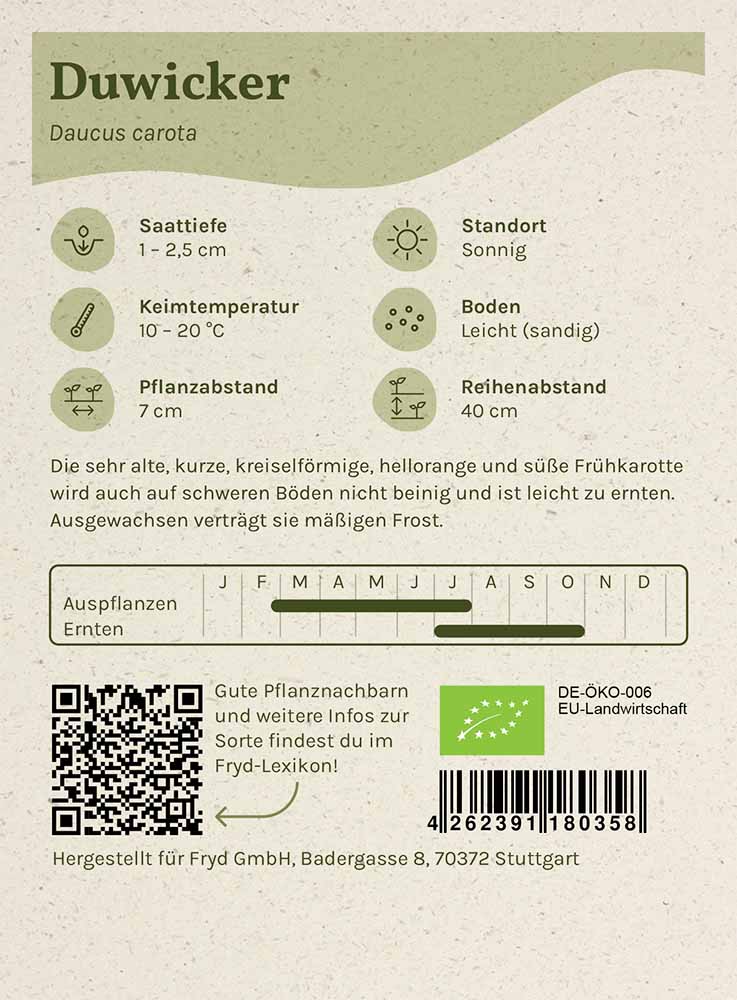 Fryd BIO Möhre Duwicker