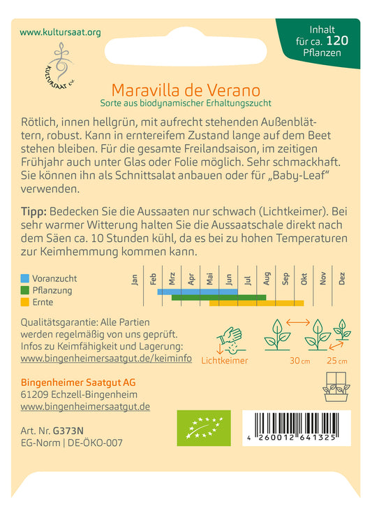 BIO Bataviasalat M. De Verano