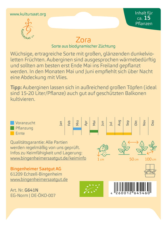 BIO Aubergine Zora