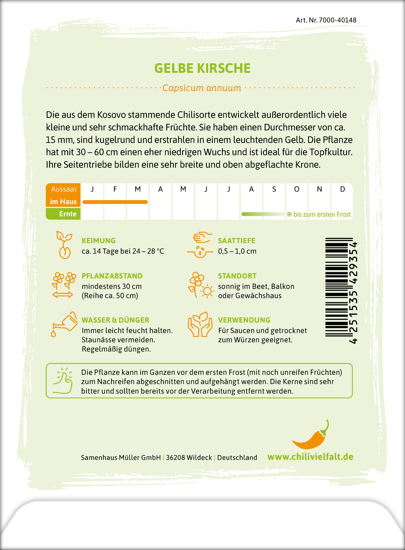 Chili Gelbe Kirsche