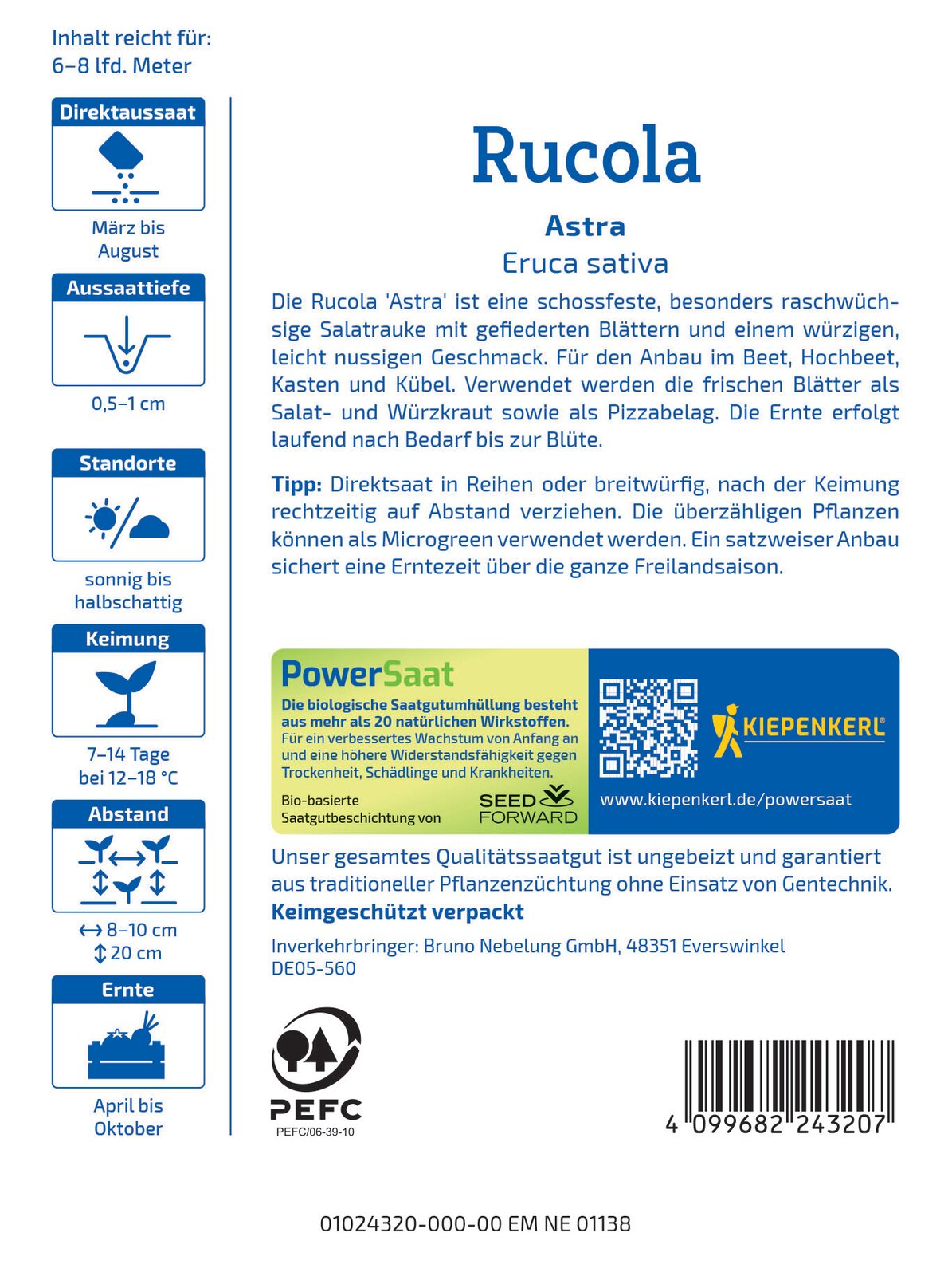 Rucola Astra (PowerSaat)