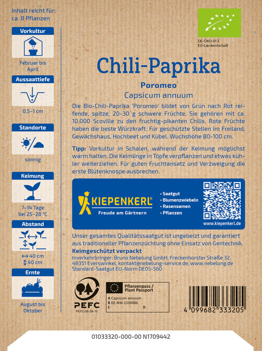 BIO Chili-Paprika Poromeo