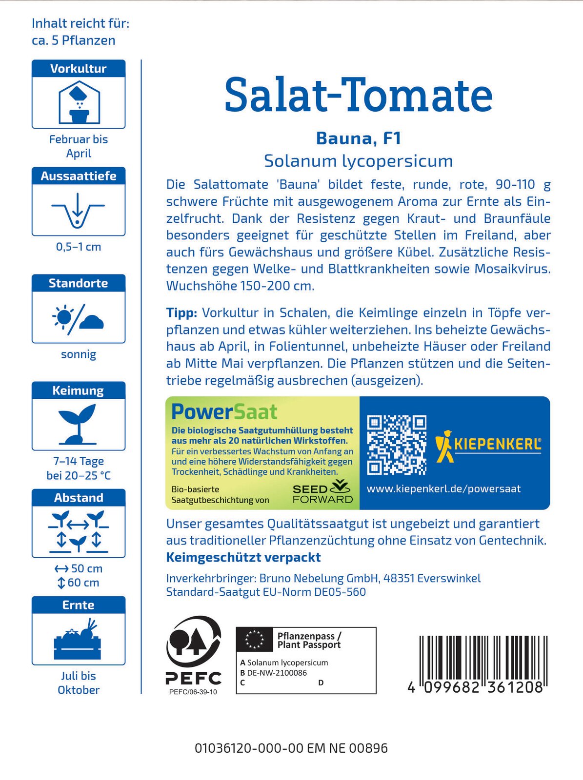 Salat-Tomate Bauna F1 (PowerSaat)