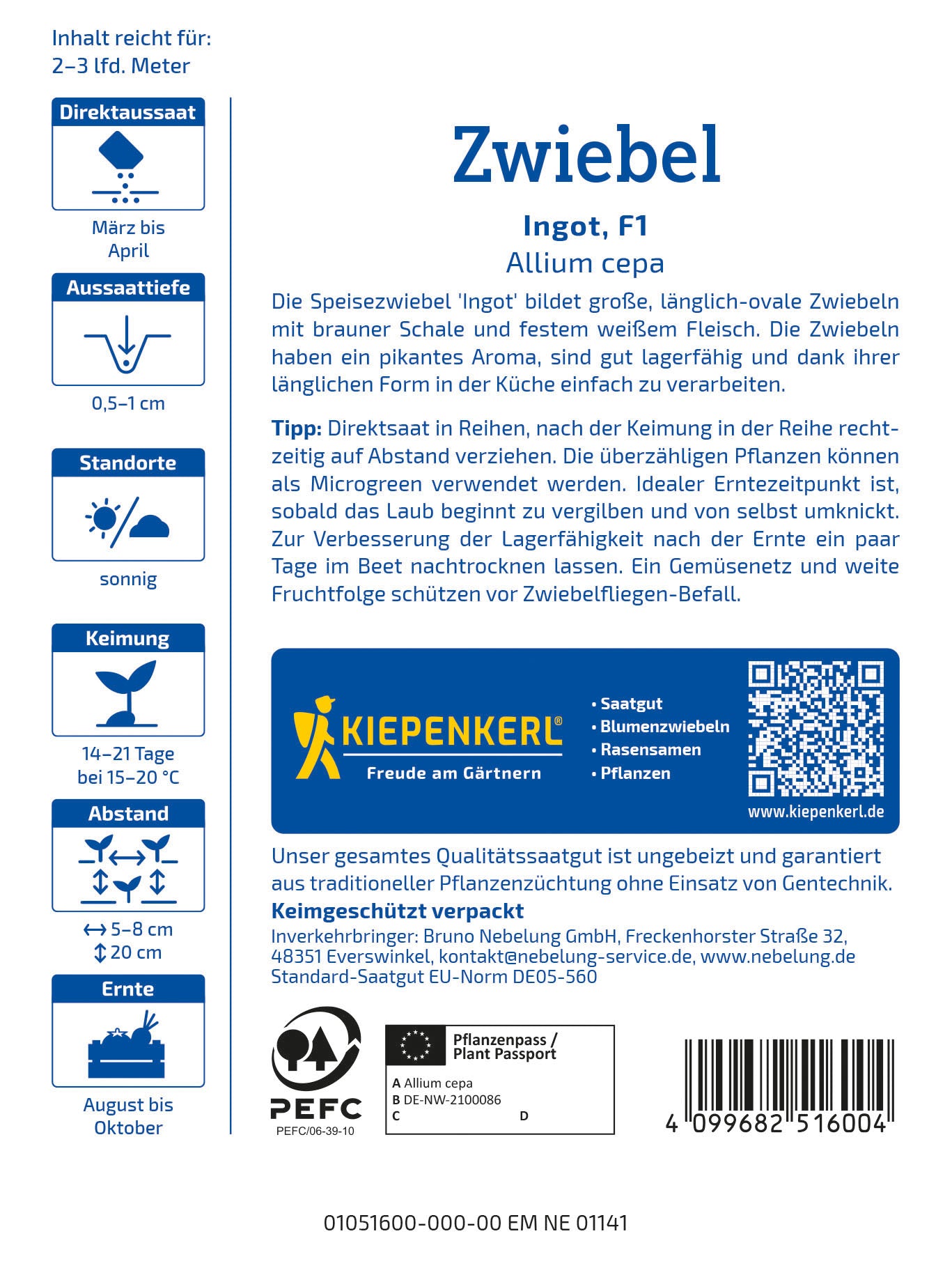 Zwiebel Ingot F1