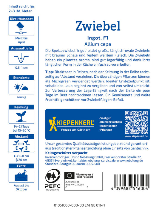 Zwiebel Ingot F1