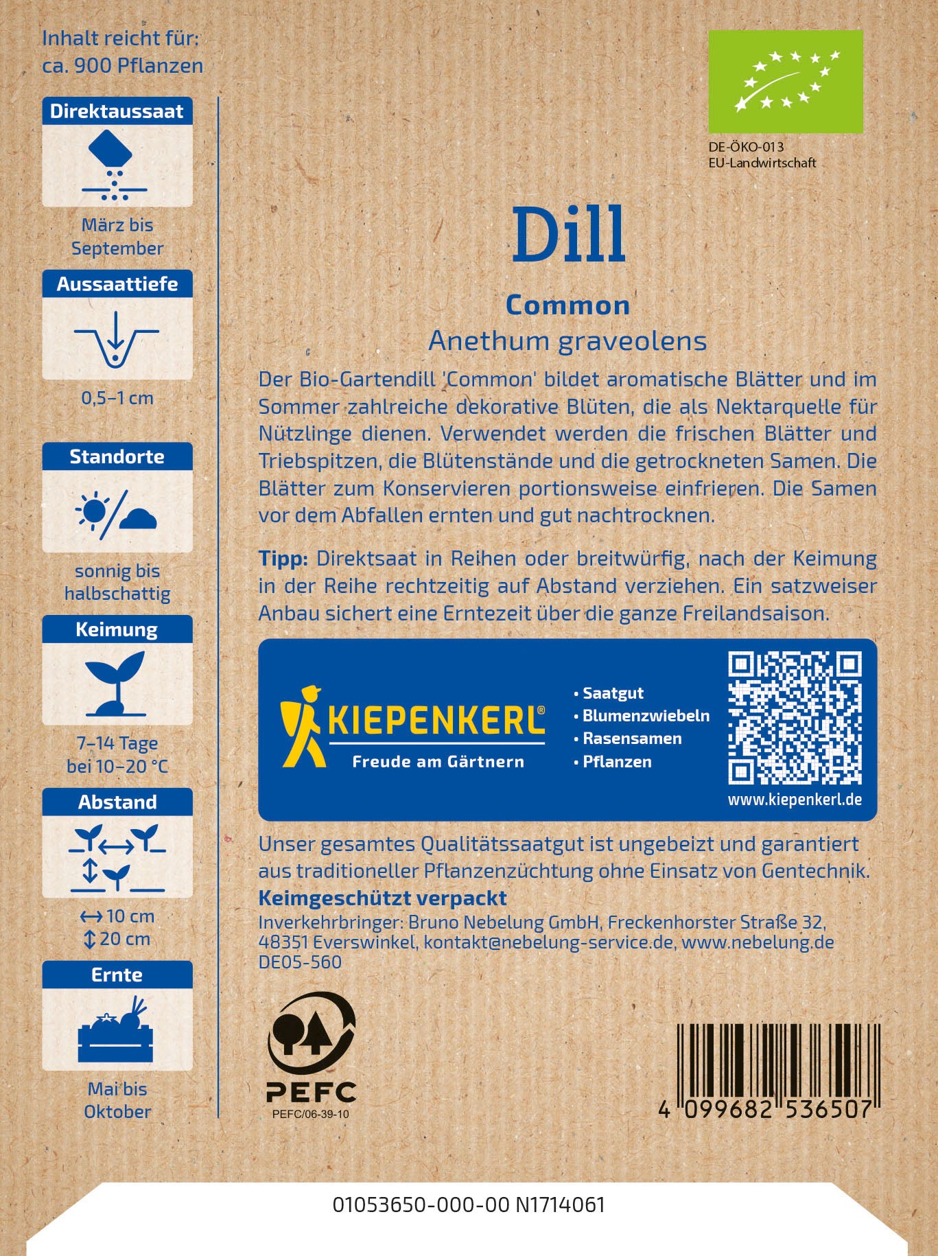 BIO Dill Einjähriger