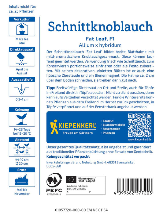 Schnittknoblauch Fat Leaf F1