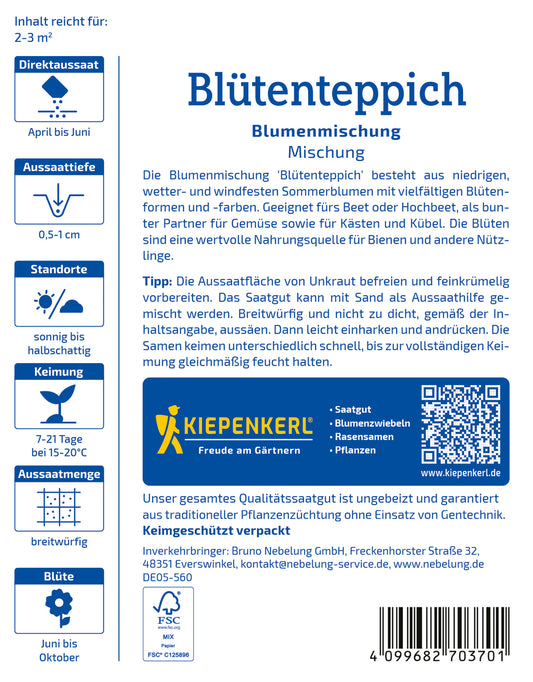 Blumen-Mischung Blütenteppich