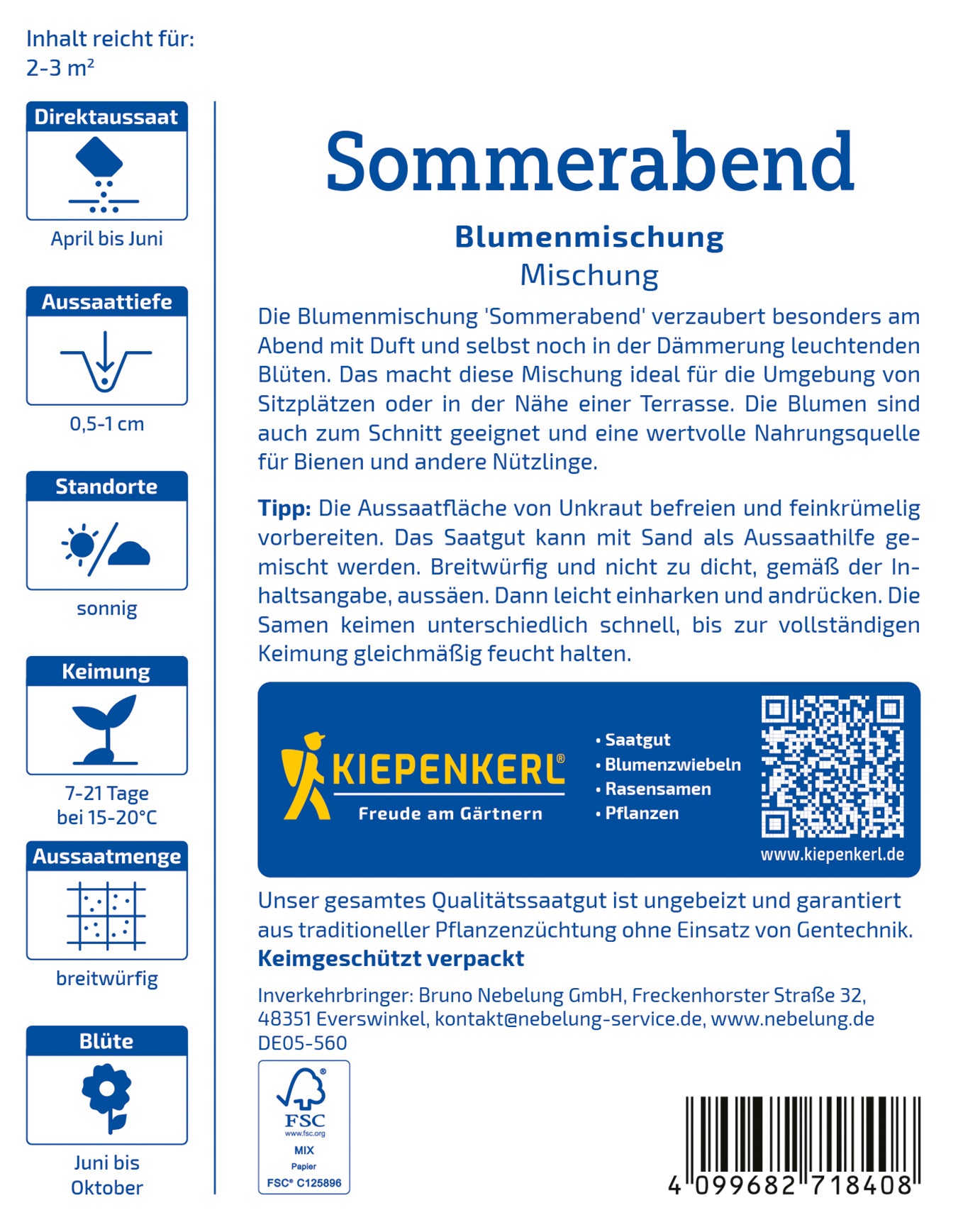 Blumen-Mischung Sommerabend