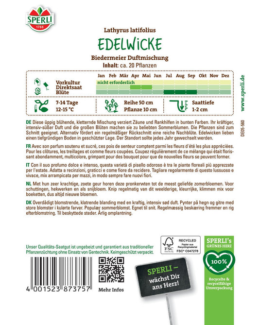  Wicke Biedermeier Duftwicken-Mischung