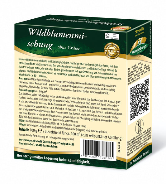  Wildblumenmischung Ohne Gräser (100 G)