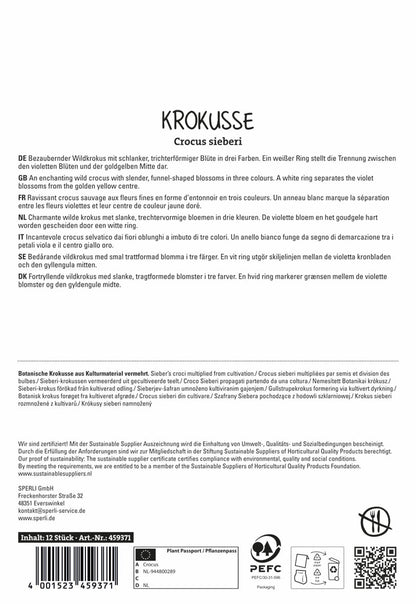  Wildkrokus Tricolor (12 Stück)